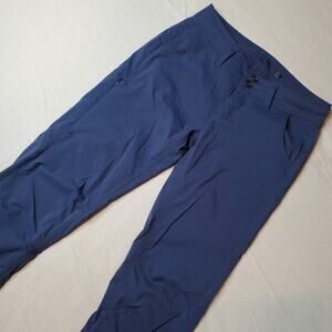 Prana Womens Size 2S Halle Hiking Pants Convertible Ankles Blue W4HASH113
